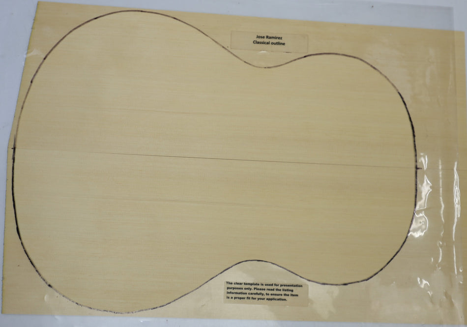 Yellow Cedar Parlor Guitar set, 0.19" thick (HIGH GRADE) - Stock# 6-6983