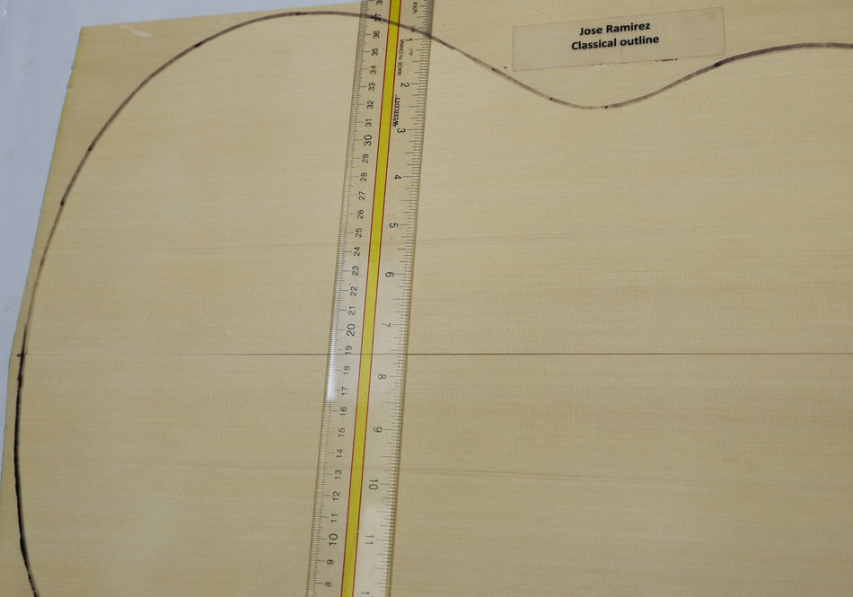 Yellow Cedar Parlor Guitar set, 0.19" thick (HIGH GRADE) - Stock# 6-6983