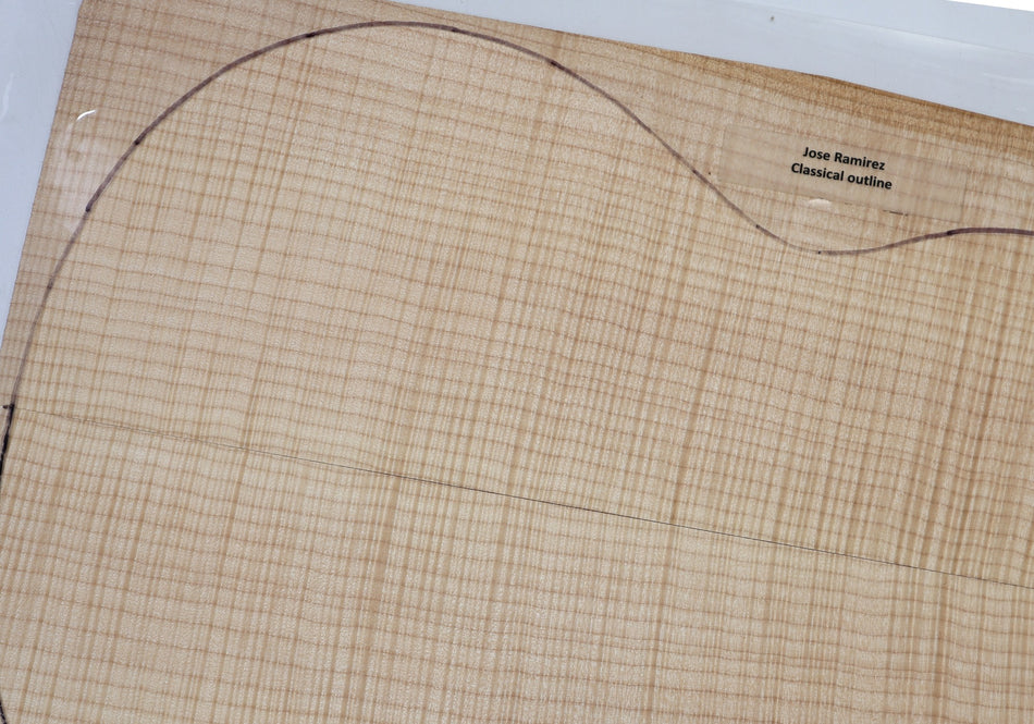Maple Flame Guitar set, 0.125" thick (PREMIUM FIGURE) - Stock# 6-6988