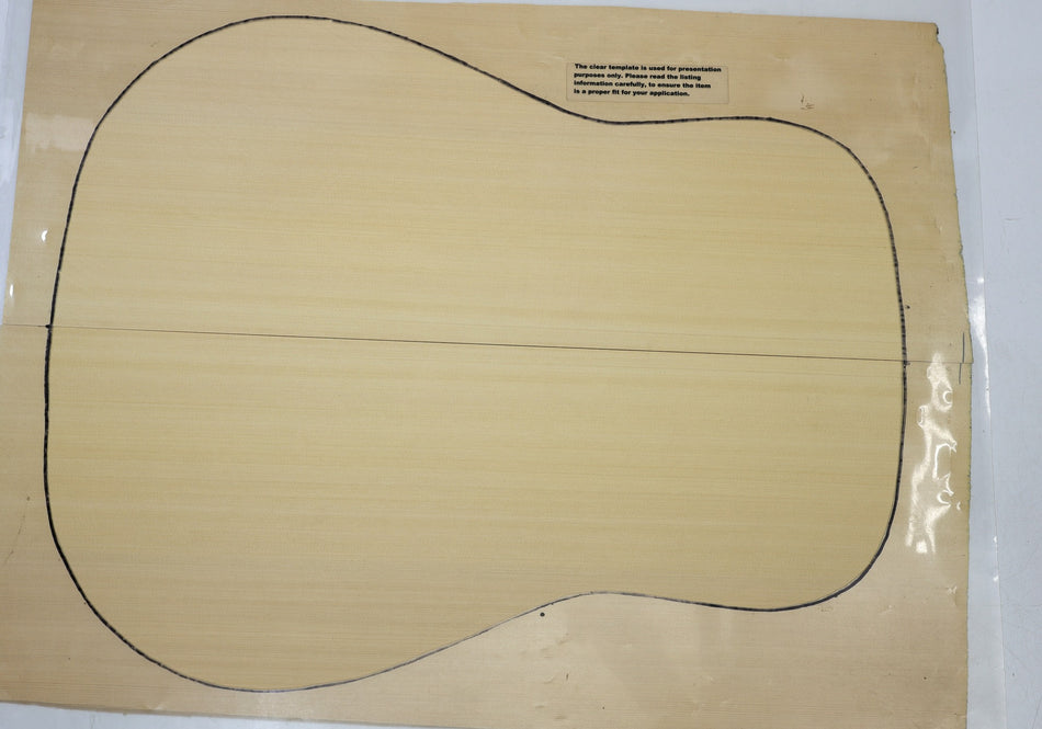 Yellow Cedar Dreadnought Guitar Set, 0.19" thick (HIGH GRADE) - Stock# 6-6993