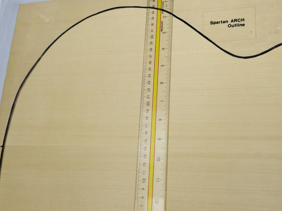 Yellow Cedar Archtop Guitar set, 1.1" thick (HIGH GRADE 4★) - Stock# 6-7006