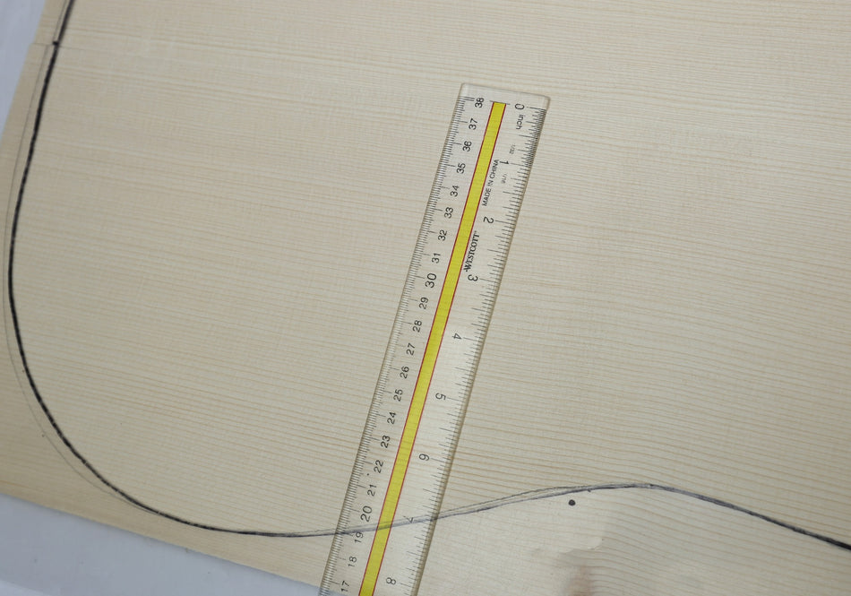 Red Spruce Dreadnought Guitar Set, 0.19" thick (HIGH GRADE) - Stock# 6-7007