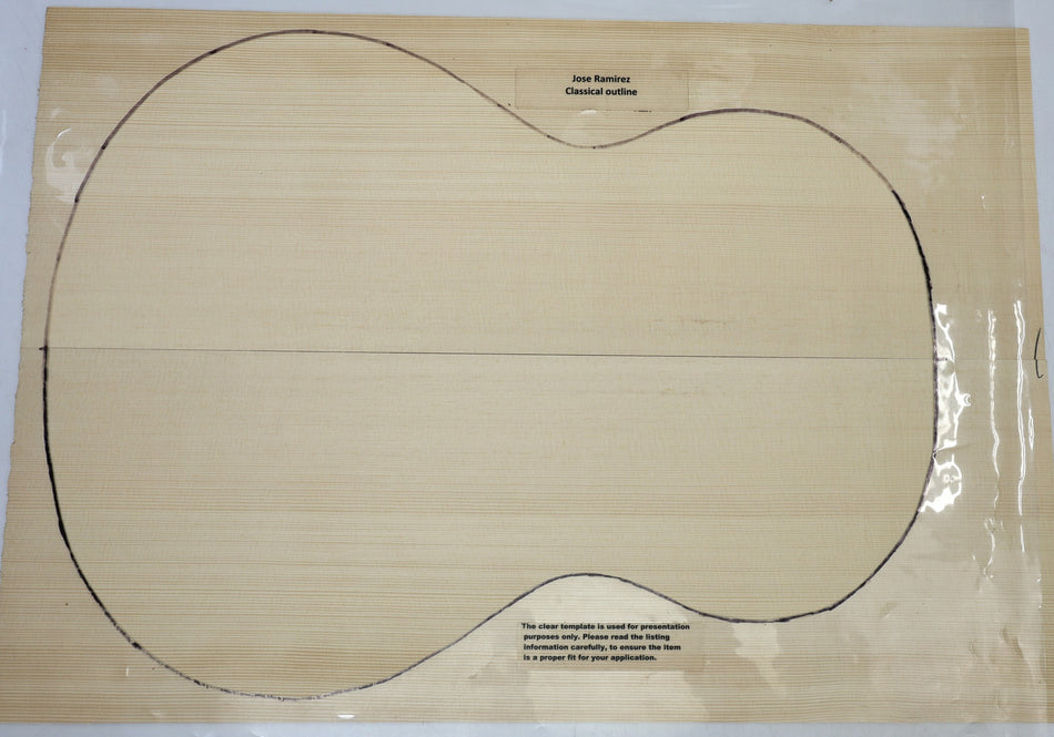 Engelmann Spruce Classical Guitar Set, 0.17" thick (Professional) - Stock# 6-7010