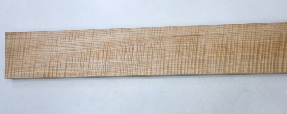 Maple Flame Neck Blank 1.2" x 4" x 28" (+GREAT FIGURE +3★) - Stock# 6-7017