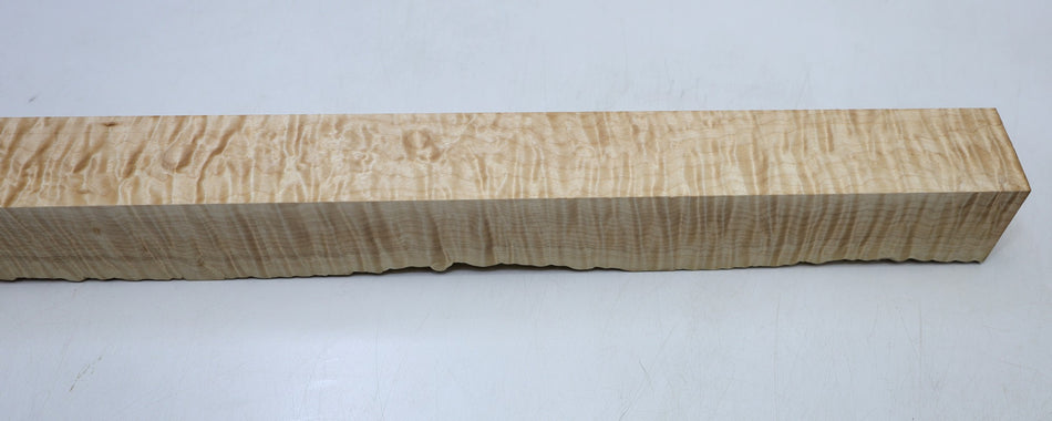 Maple Flame Spindle Square 2" x 21.7" (HIGH FIGURE) - Stock# 6-7020