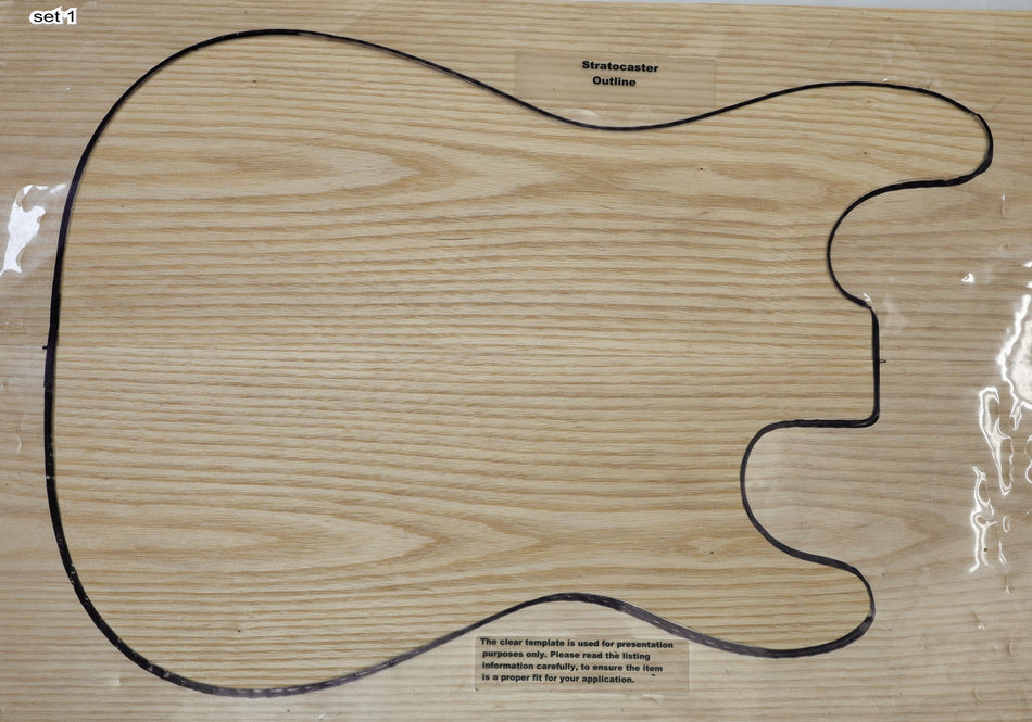 2 matched White Ash Guitar sets, 0.33" thick - Stock# 6-7022