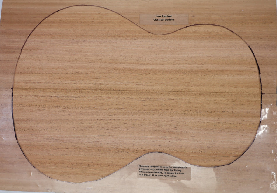 Back & Side set Fijian Mahogany, Classical (HIGH GRADE) - Stock# 6-7024