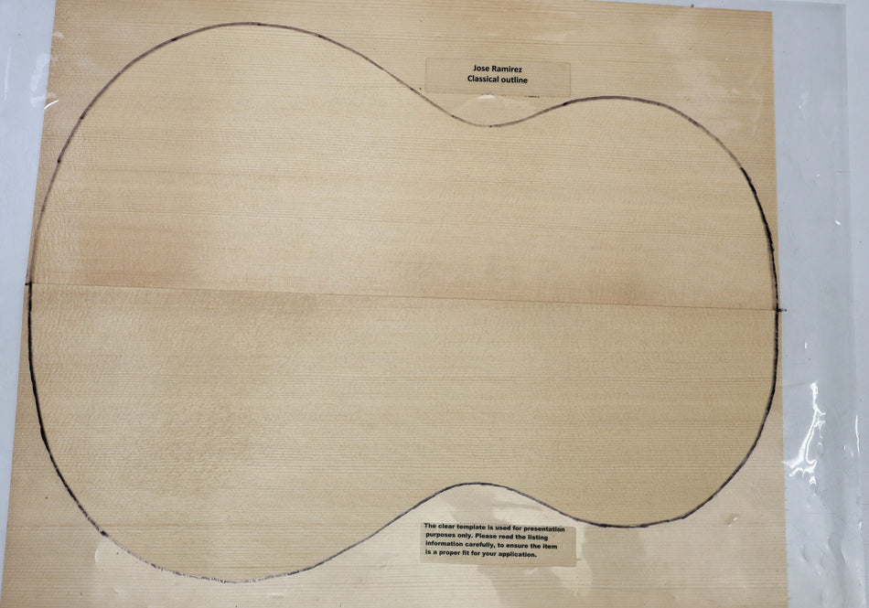 Sitka Spruce Parlor Guitar Set, 0.16" thick (+STANDARD) - Stock# 6-7025