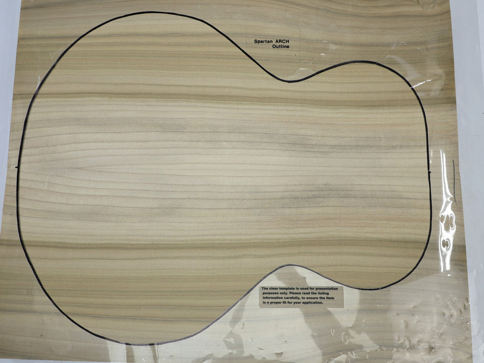 Magnolia Archtop Body blank, 1.82" thick - Stock# 6-7037