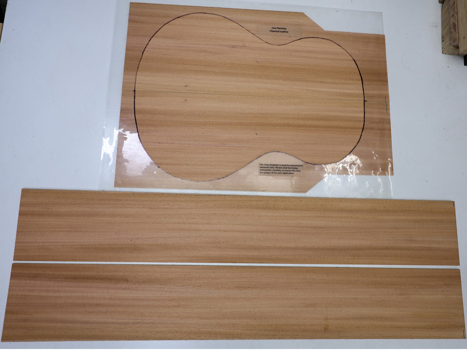 Back & Side set Fijian Mahogany, Classical - Stock# 6-7044