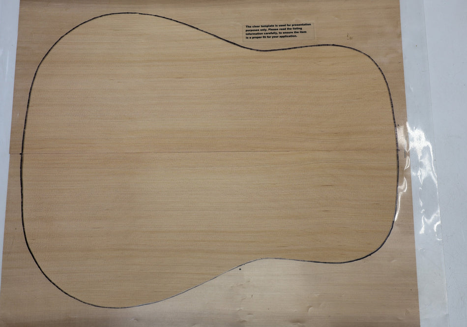 Red Cedar Dreadnought Guitar Set, 0.15" thick (+Factory) - Stock# 6-7052