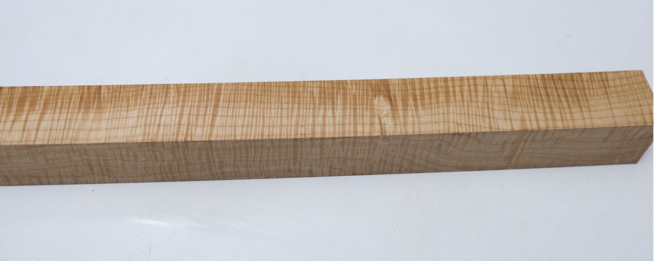 Maple Flame Spindle Square 2" x 33" (HIGH FIGURE) - Stock# 6-7065