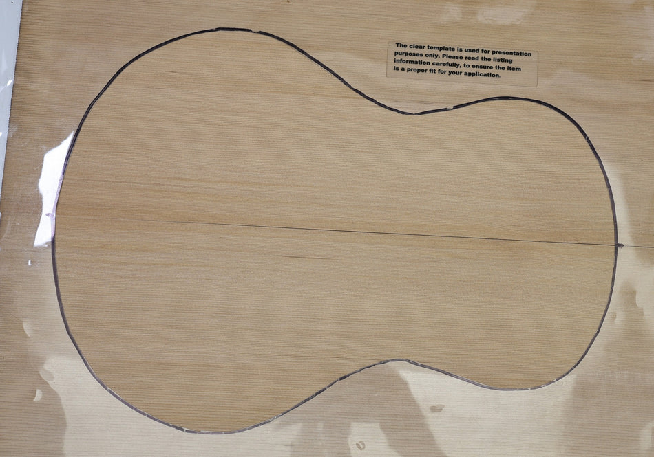 Red Cedar Ukulele Guitar Set, 0.16" thick (Professional) - Stock# 6-7072