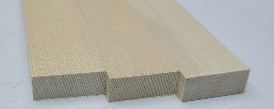 Engelmann Spruce Bracewood, 3 blocks 0.8" x 2" x 20.8" - Stock# 6-7074