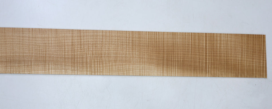 Maple Flame Bass Fingerboard, 33" long, unslotted (GREAT FIGURE) - Stock# 6-7080