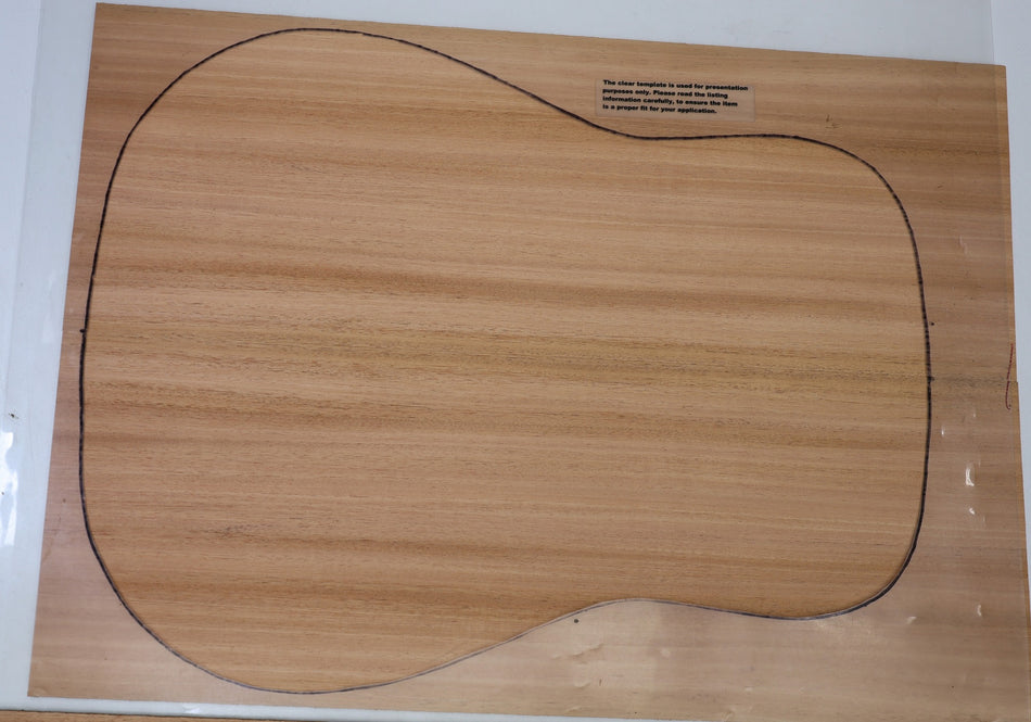 Back & Side set Fijian Mahogany, Dreadnought (HIGH GRADE) - Stock# 6-7086