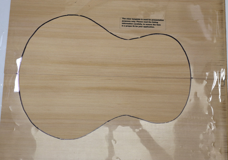 Red Cedar Ukulele Guitar Set, 0.15" thick (Professional) - Stock# 6-7092
