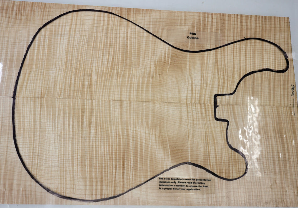 Maple Flame Guitar set, 1" thick (HIGH FIGURE) - Stock# 6-7096