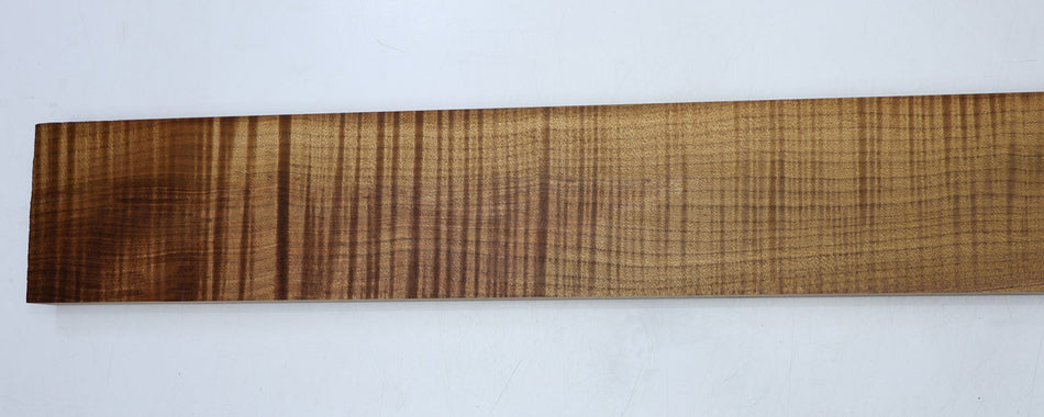 Torrefied Maple Flame Neck Blank 1" x 4.1" x 30.7" (+GREAT FIGURE +3★) - Stock# 6-7098