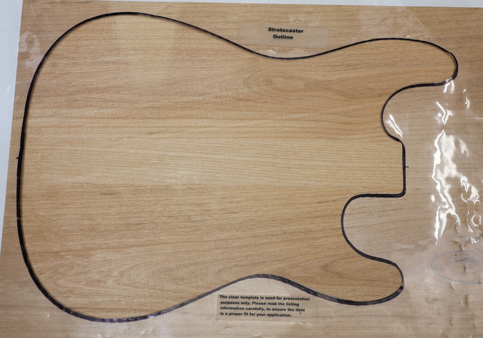 Alder body blank, Glued 3pc, 1.83" thick (+STANDARD) - Stock# 6-7102