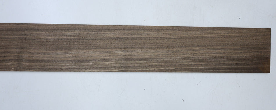 Walnut (Black) Bass Guitar Fingerboard, 0.33" x 4.2" x 32.4" unslotted - Stock# 6-7106