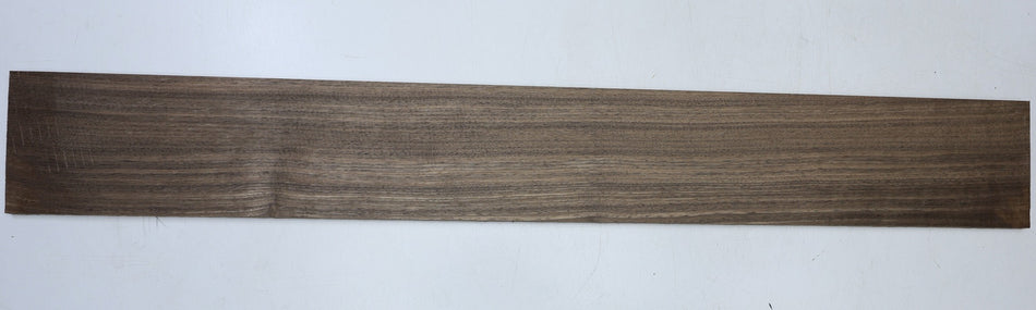 Walnut (Black) Bass Guitar Fingerboard, 0.33" x 4.2" x 32.4" unslotted - Stock# 6-7106