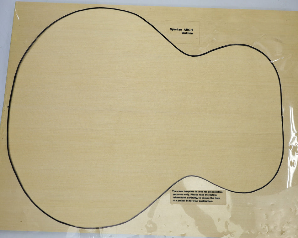 Yellow Cedar Archtop Guitar set, 1.1" thick (HIGH GRADE 4★) - Stock# 6-7110