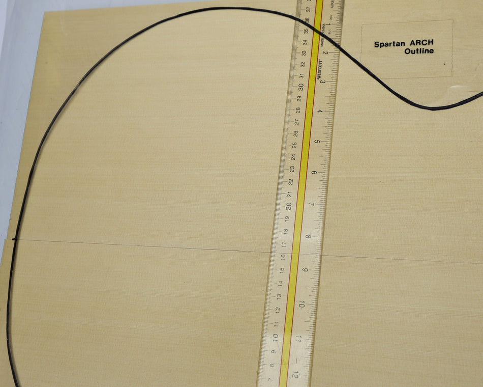 Yellow Cedar Archtop Guitar set, 1.1" thick (HIGH GRADE 4★) - Stock# 6-7110
