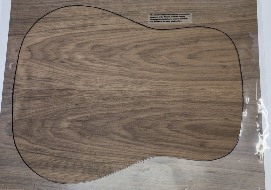 Walnut (Black) Guitar set, 0.125" thick - Stock# 6-7111