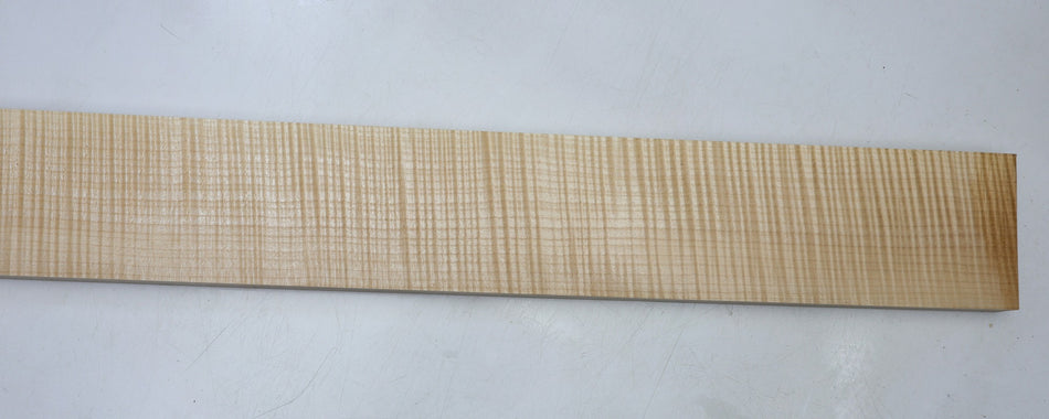 Maple Flame Neck Blank 1" x 4.1" x 34.5" (+HIGH FIGURE +4★) - Stock# 6-7119