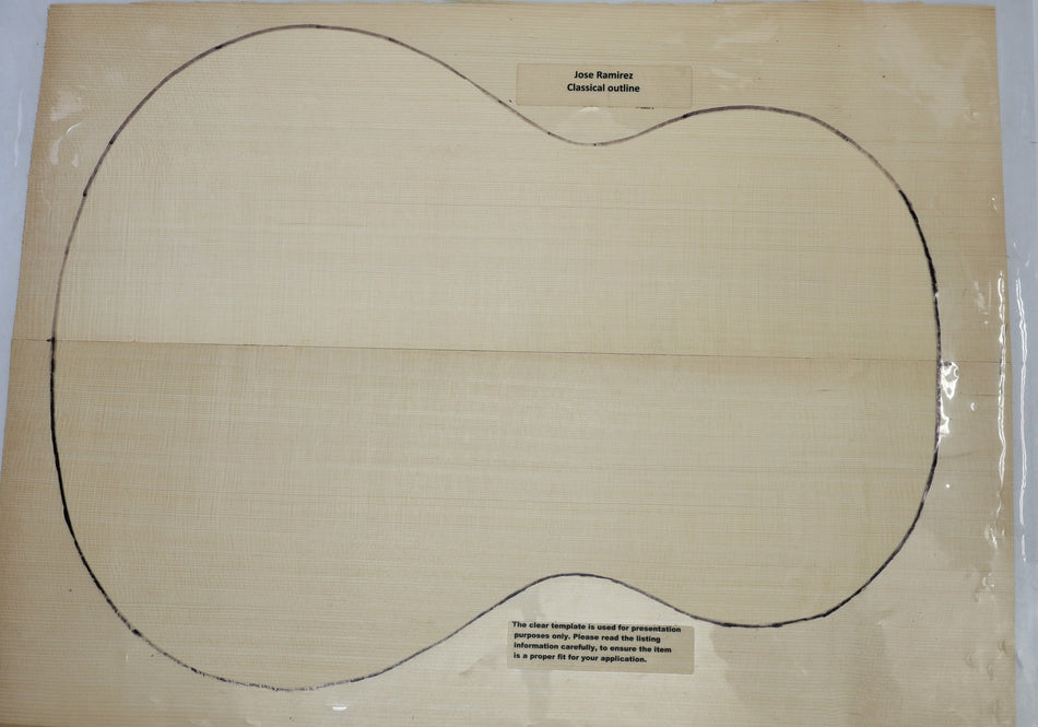 Engelmann Spruce OM / Classical Guitar Set, 0.15" thick (HIGH GRADE 4★) - Stock# 6-7124