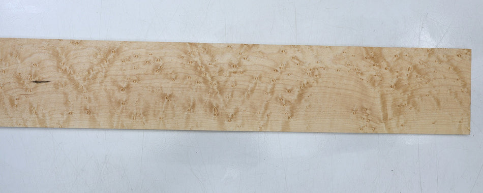 Rock Maple Birdseye Fingerboard, 22" long, unslotted (+GREAT FIGURE) - Stock# 6-7132