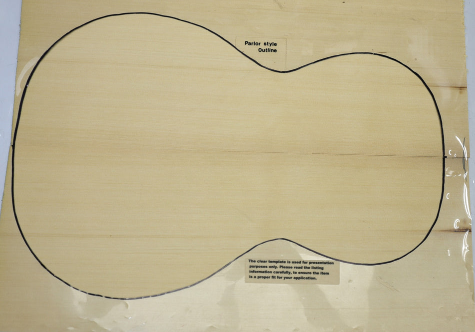 Yellow Cedar Parlor Guitar set, 0.19" thick (+STANDARD) - Stock# 6-7143
