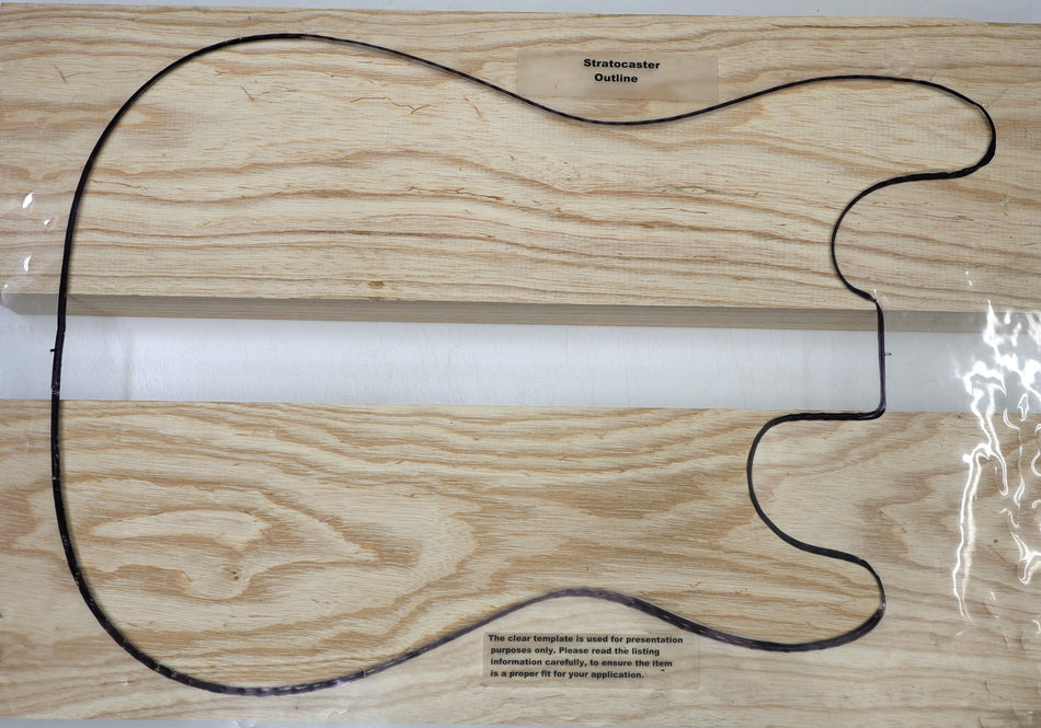 Swamp Ash BassWings or Body Blank with optional 3rd piece, 1.81" thick (+STANDARD) - Stock# 6-7146