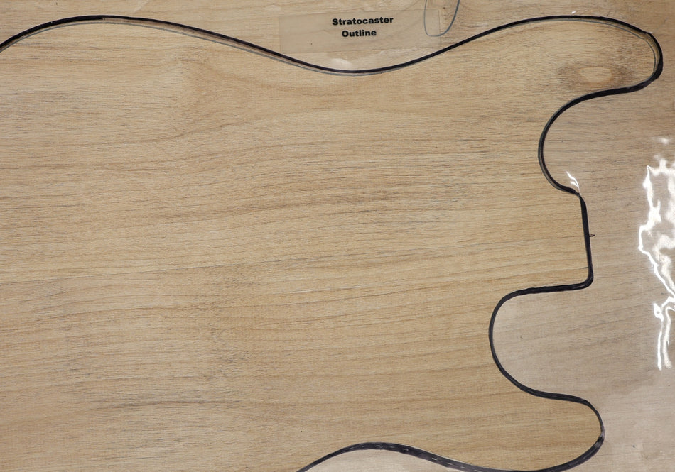 Alder body blank, unglued 2pc, 1.85" thick (+STANDARD, Light) - Stock# 6-7155