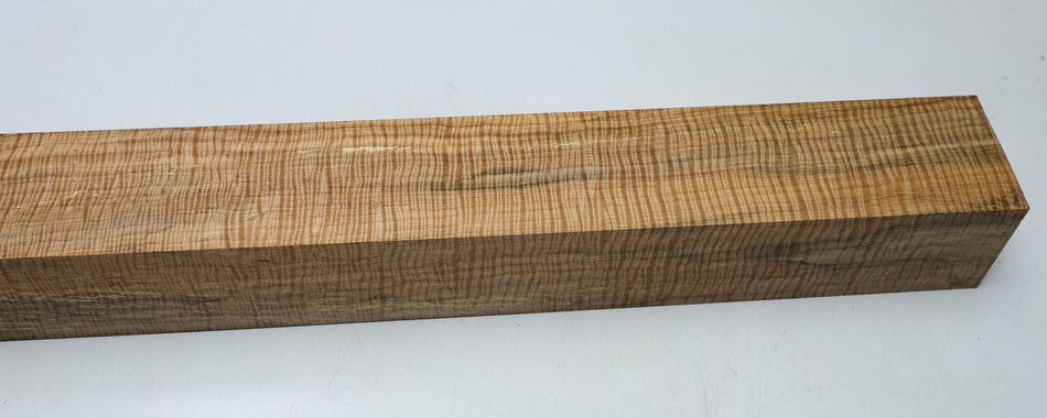 Spalted Maple Flame Block 2.8" x 3.4" x 29.2" (HIGH FIGURE) - Stock# 6-7163