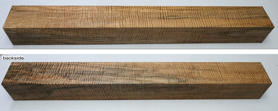 Spalted Maple Flame Block 2.8" x 3.4" x 29.2" (HIGH FIGURE) - Stock# 6-7163