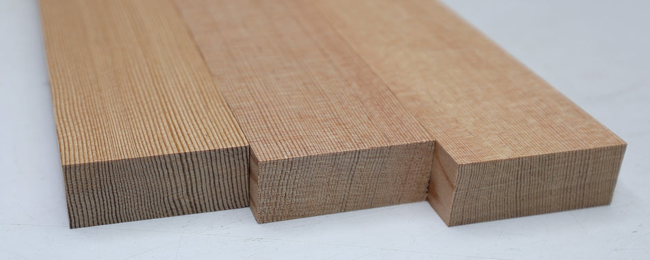 Douglas-Fir Bracewood, 3 blocks 1" x 2" x 21" - Stock# 6-7167