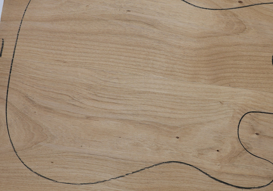 Alder body blank, unglued 2pc, 1.75" thick (2nd) - Stock# 6-7174