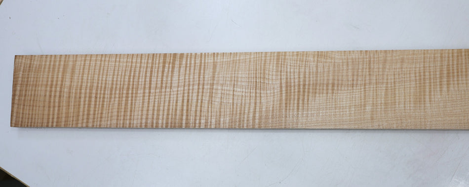 Maple Flame Neck Blank 1" x 4.5" x 35.5" (HIGH FIGURE 4★) - Stock# 6-7178