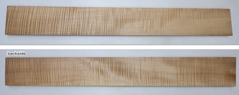 Maple Flame Neck Blank 1" x 4.5" x 35.5" (HIGH FIGURE 4★) - Stock# 6-7178