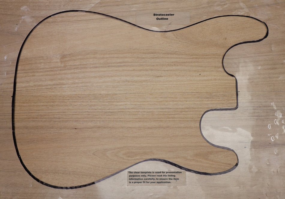 Alder body blank, unglued 2pc, 1.82" thick (2nd) - Stock# 6-7181