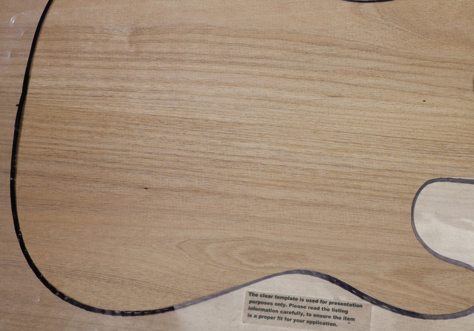 Alder body blank, unglued 2pc, 1.82" thick (2nd) - Stock# 6-7181
