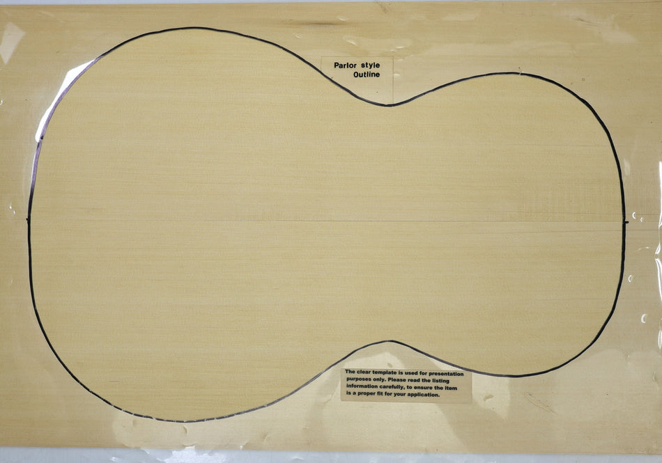 Yellow Cedar Parlor Guitar set, 0.18" thick (HIGH GRADE) - Stock# 6-7185