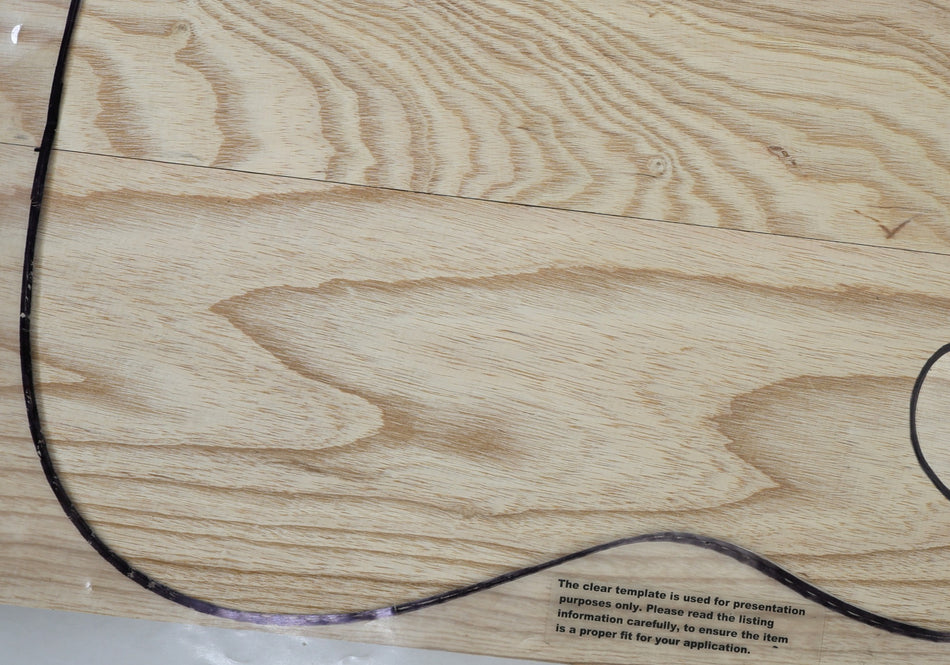 Swamp Ash body blank, unglued 2pc, 1.8" thick - Stock# 6-7200