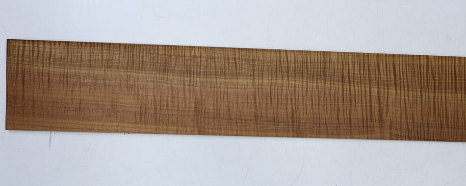 Torrefied Maple Flame Bass Fingerboard, 0.29" x 4" x 30.5" unslotted (GREAT FIGURE) - Stock# 6-7205