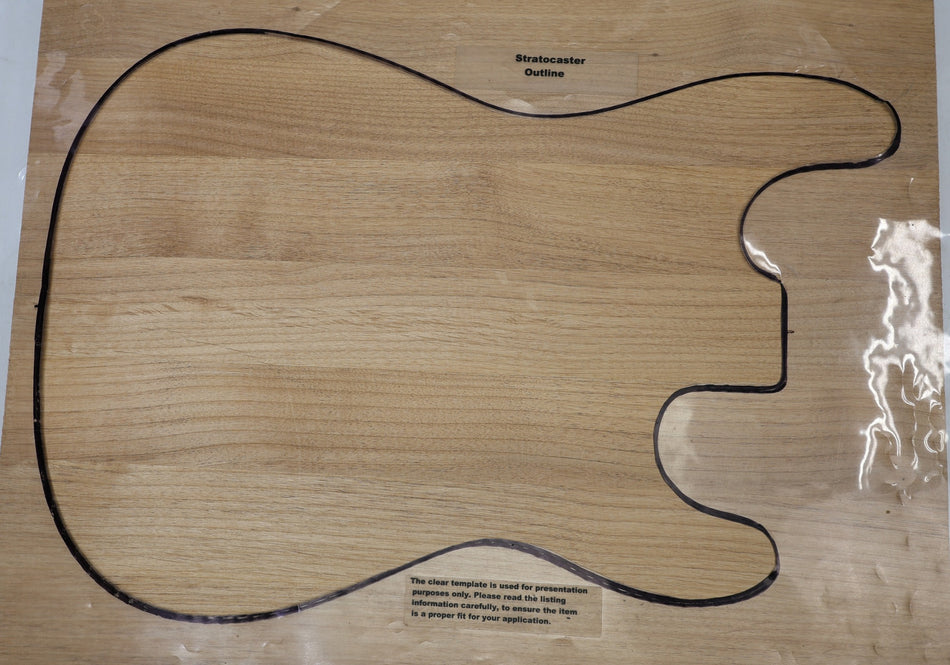 Alder body blank, Glued 7pc, 1.78" thick - Stock# 6-7218