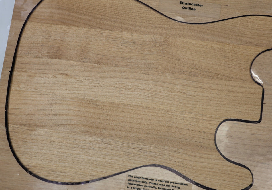 Alder body blank, Glued 7pc, 1.78" thick - Stock# 6-7218
