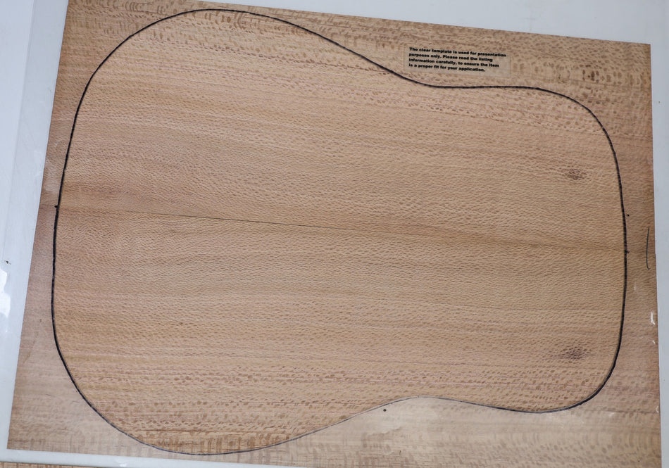Back & Side set Southern Silky Oak, Dreadnought (HIGH FIGURE) - Stock# 6-7220