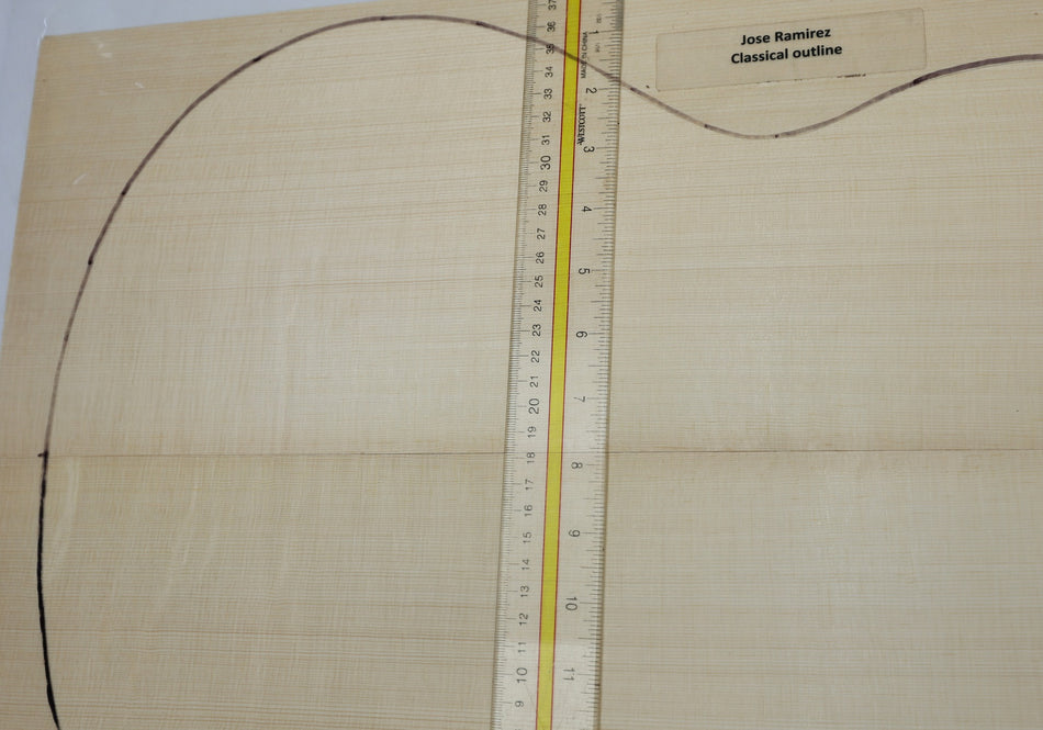 Engelmann Spruce Classical Guitar Set, 0.16" thick (HIGH GRADE 4★) - Stock# 6-7226